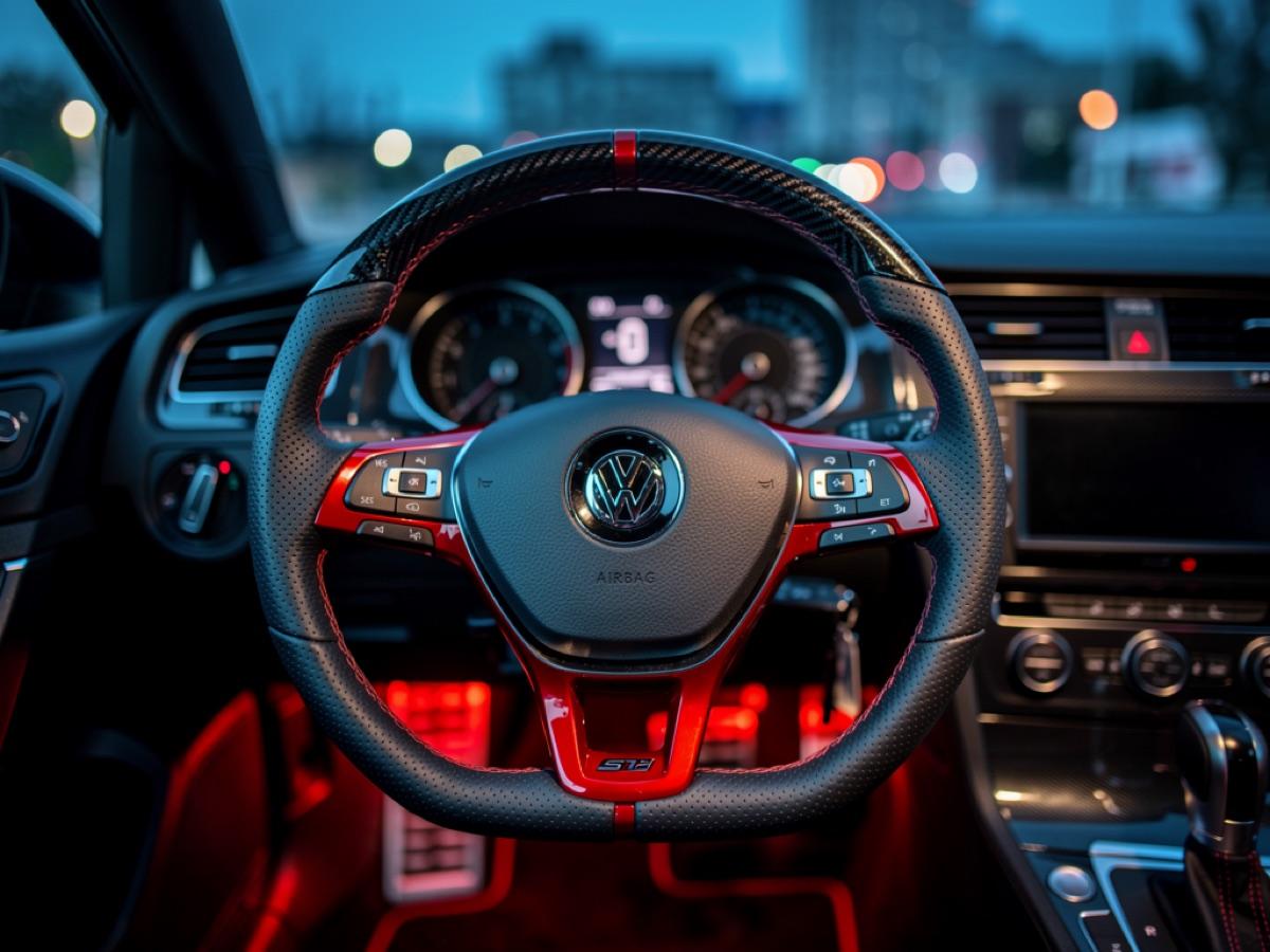 VW Golf MK7 — después, con volante PLM